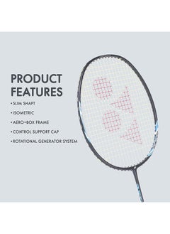 Yonex Astrox Lite 27i Graphite Strung Badminton Racket with Full Racket Cover (Blue) | For Intermediate Players | 77 grams | Maximum String Tension - 30lbs  - Image 3
