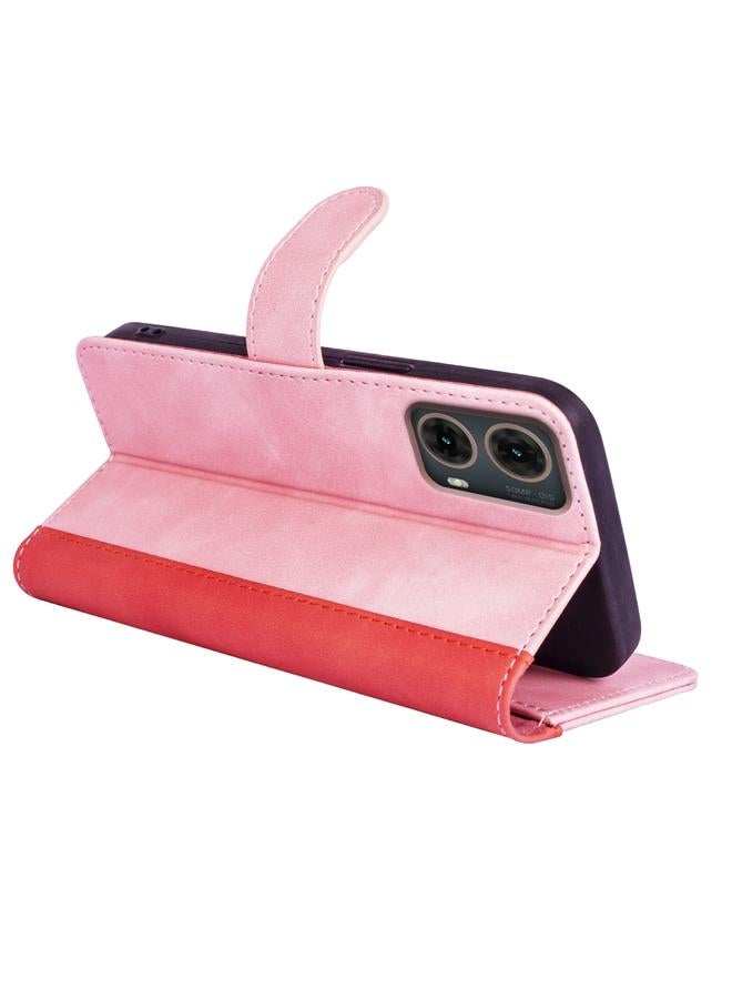S-TOP Case For Motolora Moto G85 5G Stitching Horizontal Flip Leather Phone Case - Image 5
