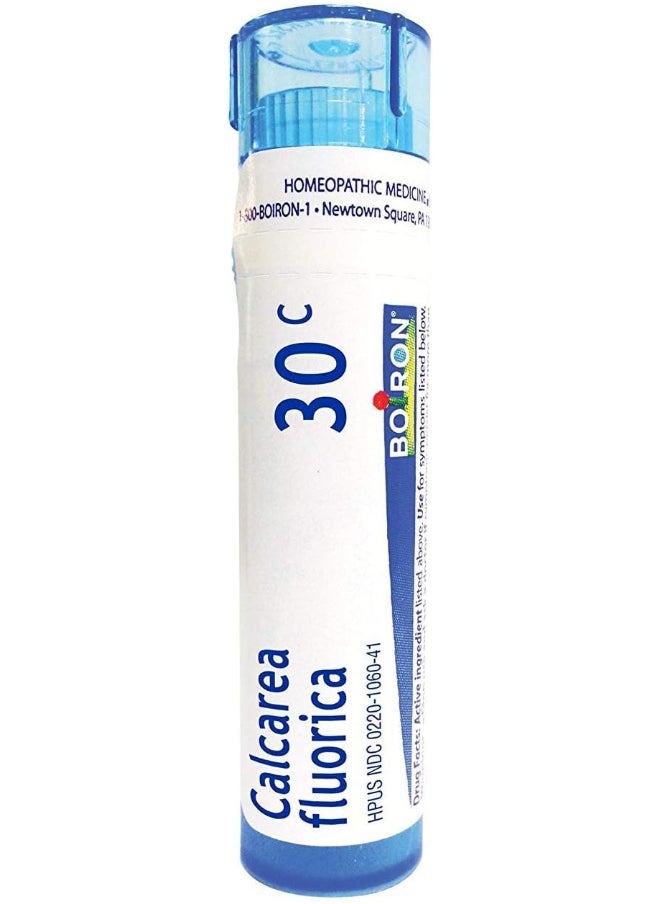 Boiron Calcarea Fluorica 30C, 80 Pellets, Homeopathic Medicine For Sprains  - Image 1