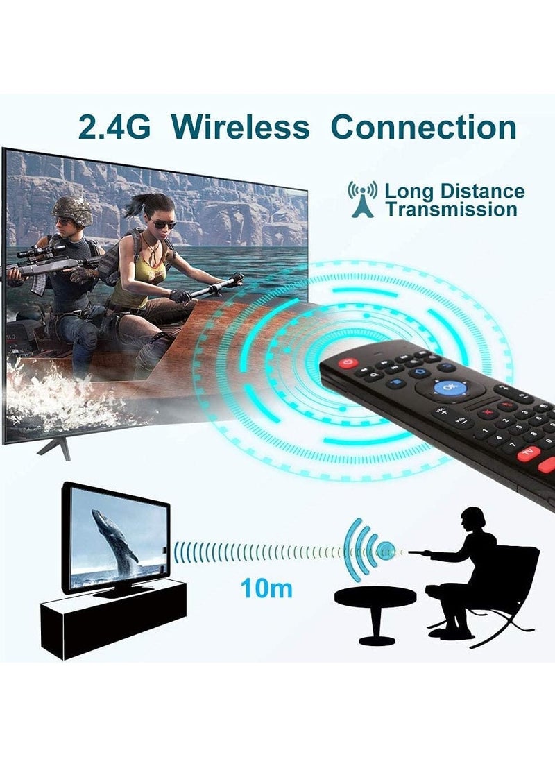 Air Mouse Remote With Voice MX3 Pro 2.4G Wireless Connection Remote With Mini Wireless Keyboard Compatible For Android Projector And Smart TV - Image 3