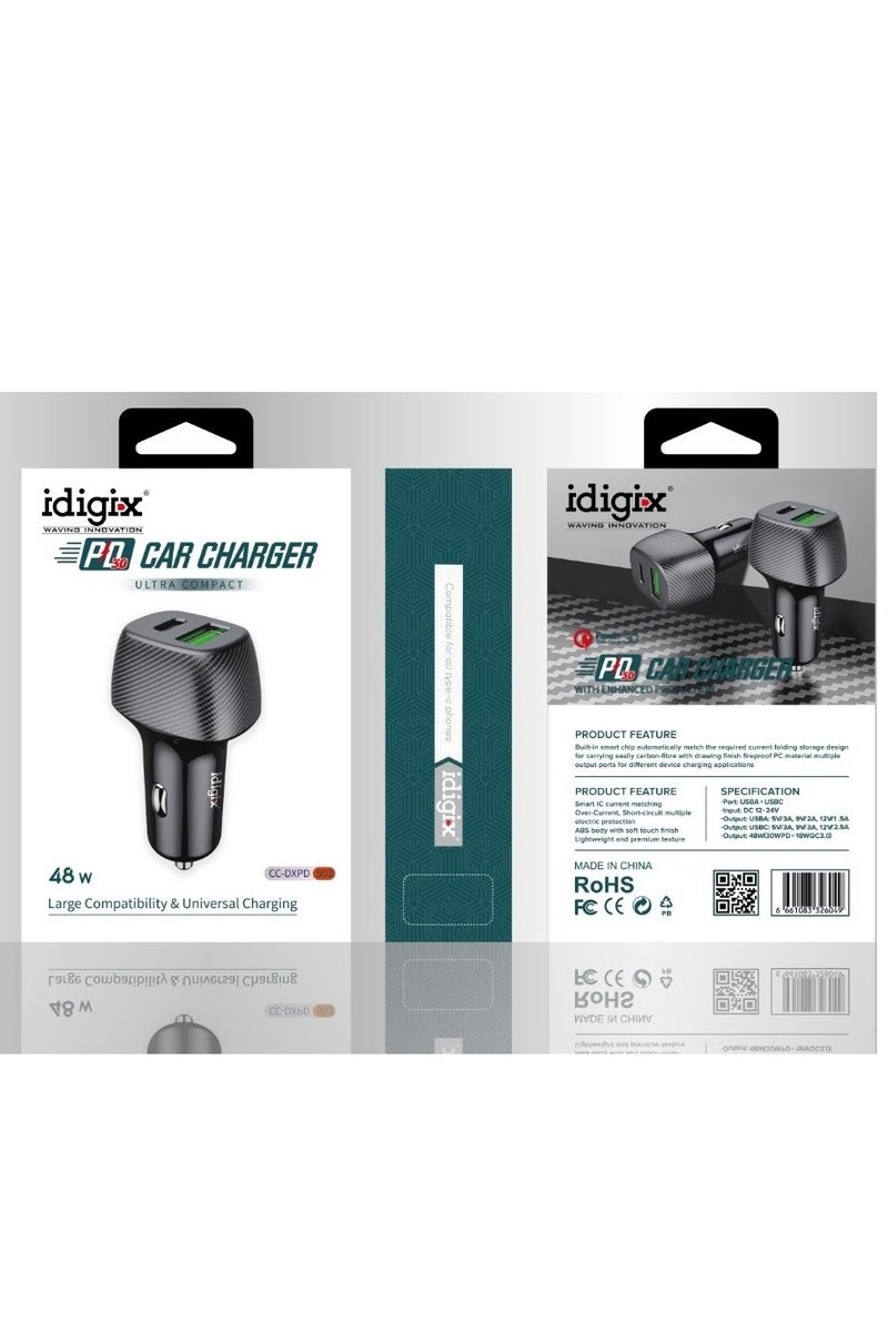 IDIGIX Ultra Compact Car Charger 48W - Image 4