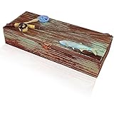 Tumbler Home Tumbler Home Wooden, Nautical, Fishing Box for Coins, Keys or The Man Cave Birthday Gift for Dad!  - Image 1