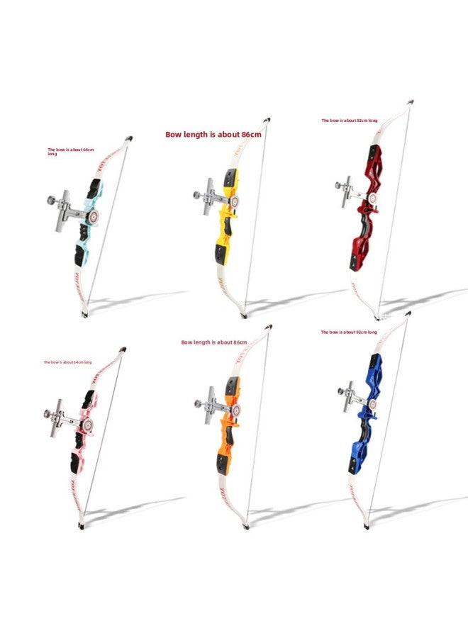 Children's Outdoor Bow And Arrow Toy Beginner Archery Shooting Toy Soft Glue Sucker Arrow With Target Model-Color:Xl Blue + 3 Arrows 0.45kg - Image 3