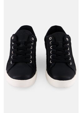 XOXO Women  Lace Up Casual Shoes, Black  - Image 4