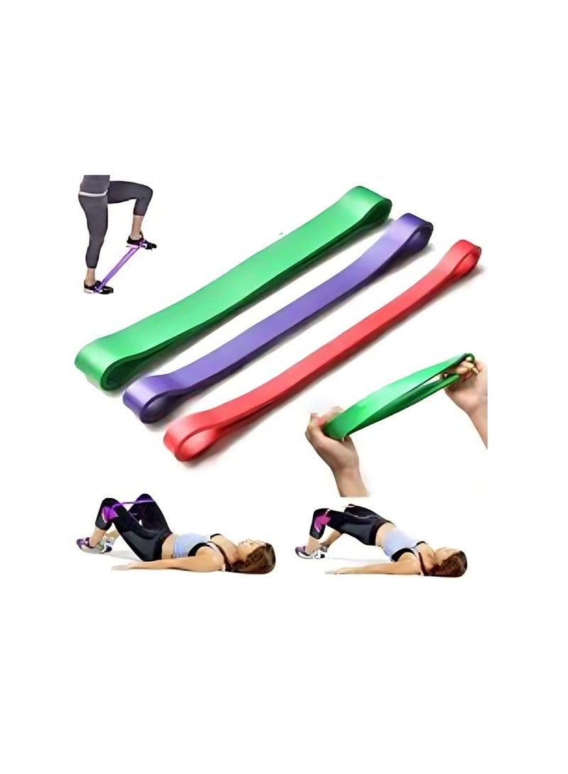Relax Smart 4-Piece Resistance Band Set – Multi-Level Exercise Bands for Strength Training, Yoga, Fitness, and Home Gym Workouts - Image 1