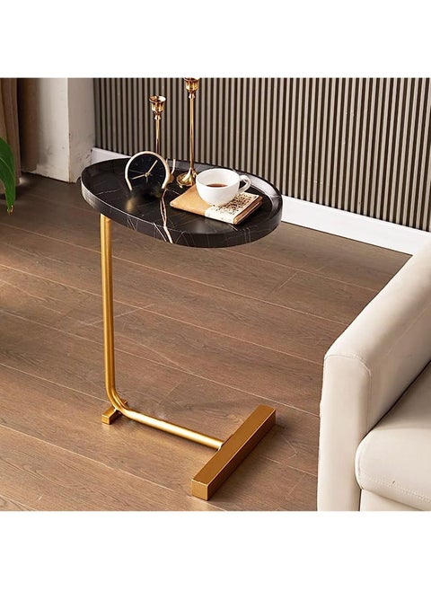 Oval Coffee Table Decor, Contemporary Coffee Table, Portable Side Table, Small Side Table with Storage, Small Side Tables for Small Spaces