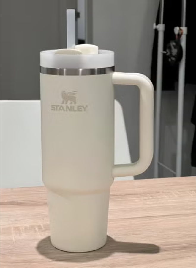 STANLEY Quencher H2.0 فلوستات فولاذ المقاوم للصدأ فراغ معزول كوب مع غطاء وقش للماء، الشاي المثلج أو القهوة، Smoothie وأكثر من ذلك، 40 أوقية - Image 2