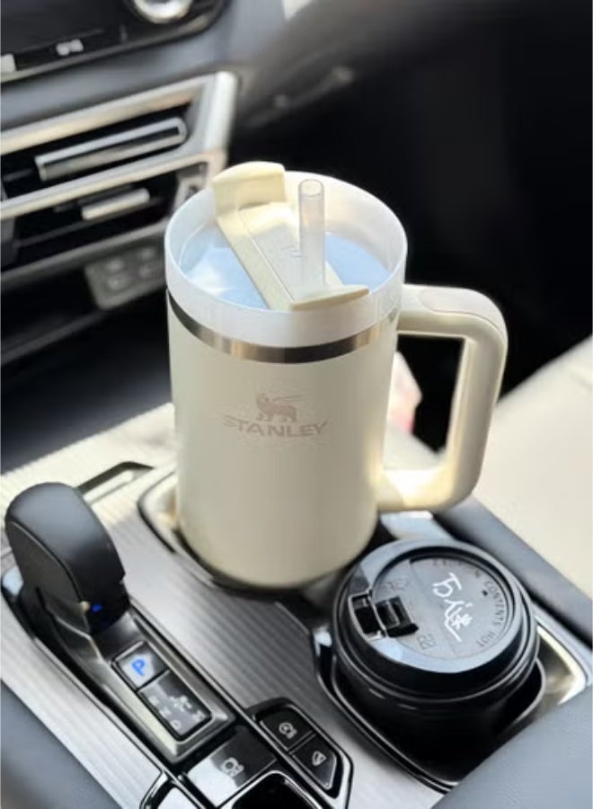 STANLEY Quencher H2.0 فلوستات فولاذ المقاوم للصدأ فراغ معزول كوب مع غطاء وقش للماء، الشاي المثلج أو القهوة، Smoothie وأكثر من ذلك، 40 أوقية - Image 3