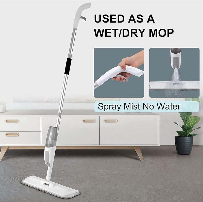 sulfar Spray Mop for Floor Cleaning With Removable Washable Pad, Refillable Bottle for Kitchen Wood, Ceramic Tiles, Dust Cleaning - Assorted Colors - Image 5