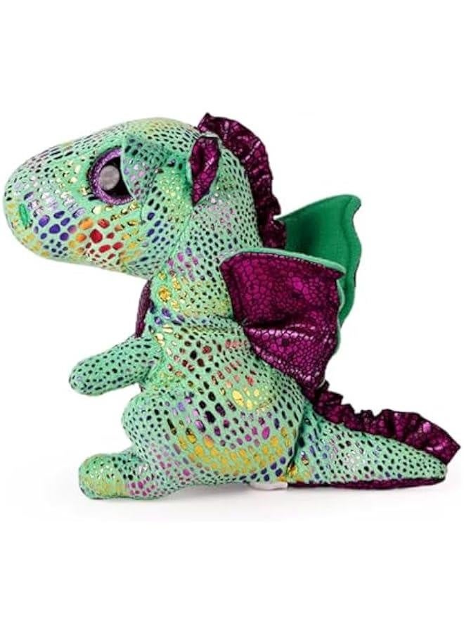 Beanie Baby Cinder Green Dinosaur Animal Plush (6inch)  - Image 2
