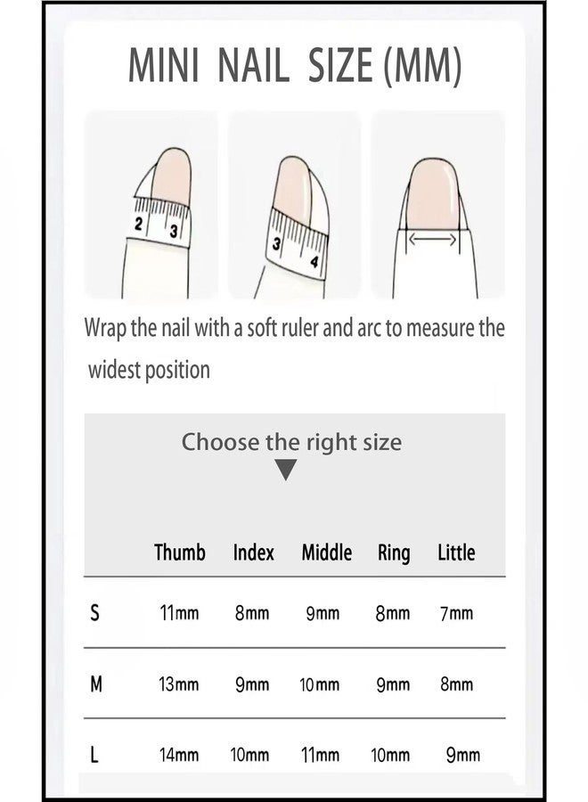 JIEADJIE Children’s Sizes Press On Nails (100% Handmade),for Schoolchild,Handmade Painted Nail Art by Nail Technician,Schoolchild Version… (sweetheart, Large) - Image 5