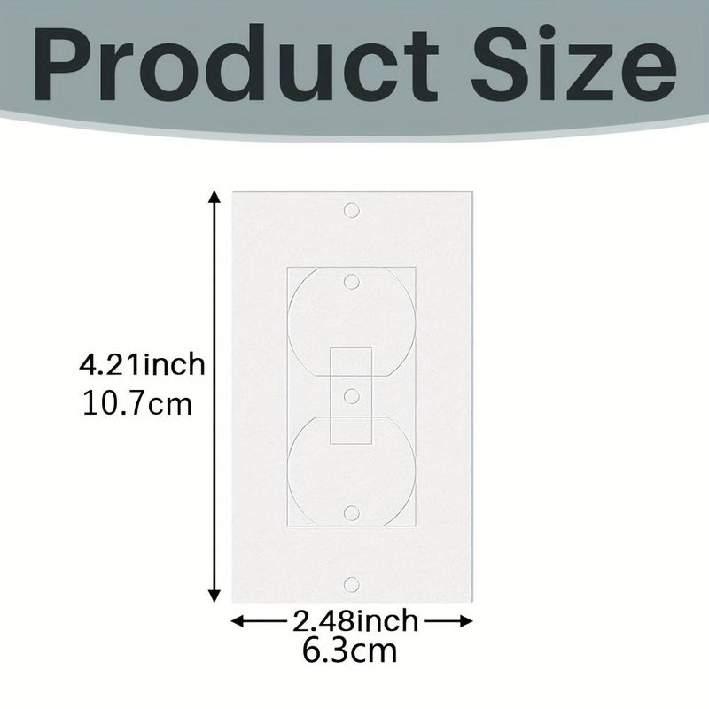 10 Pcs EVA Foam Electrical Outlet Insulation Pads Snap In Cover Compatible With Duplex Toggle Rocker Switches Light Socket Outlets Thermal Soundproofing Insulators Switch Plate Gasket - Image 3