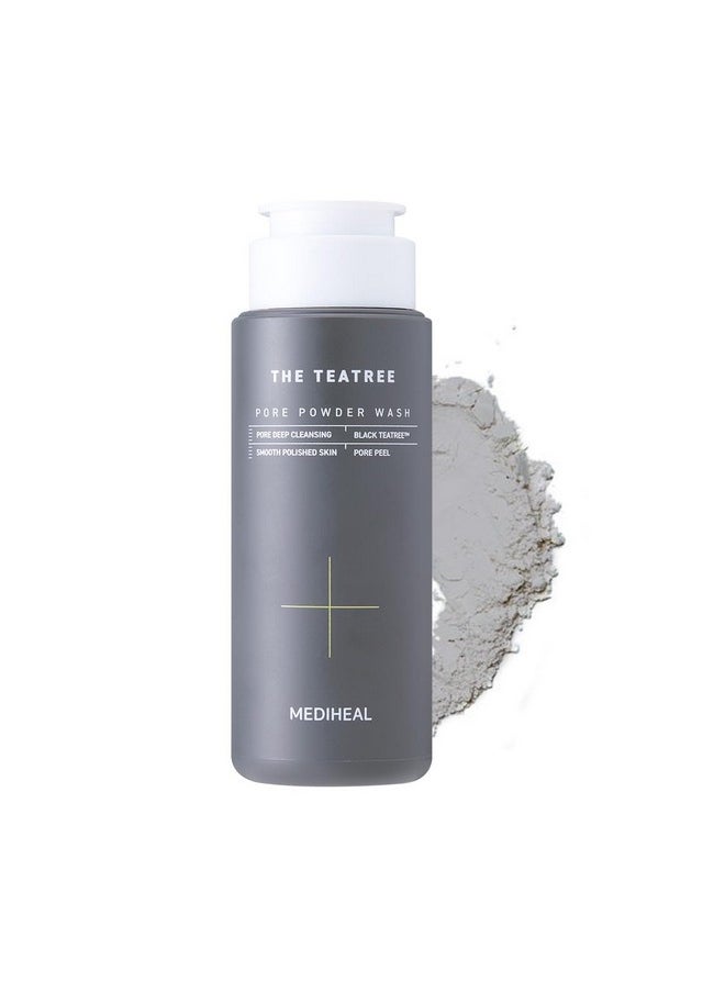 MEDIHEAL Mediheal Teatree Pore Powder Wash (1.76 oz) - Mild Pore Deep Cleanser with Gentle and Rich Salicylic Bubbles to Remove Blackhead  - Image 1