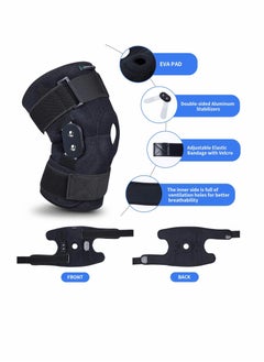 KASTWAVE Knee Brace for Women Men Hinged Knee Brace with Side Stabilizers Adjustable Open Patella Knee Brace for Arthritis Pain and Support,Meniscus Tear ACL MCL Injury Recovery Pain Relief  - Image 2