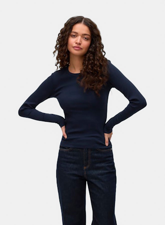 VERO MODA Womens Chloe Longsleeve Short Top Juniors - Image 1