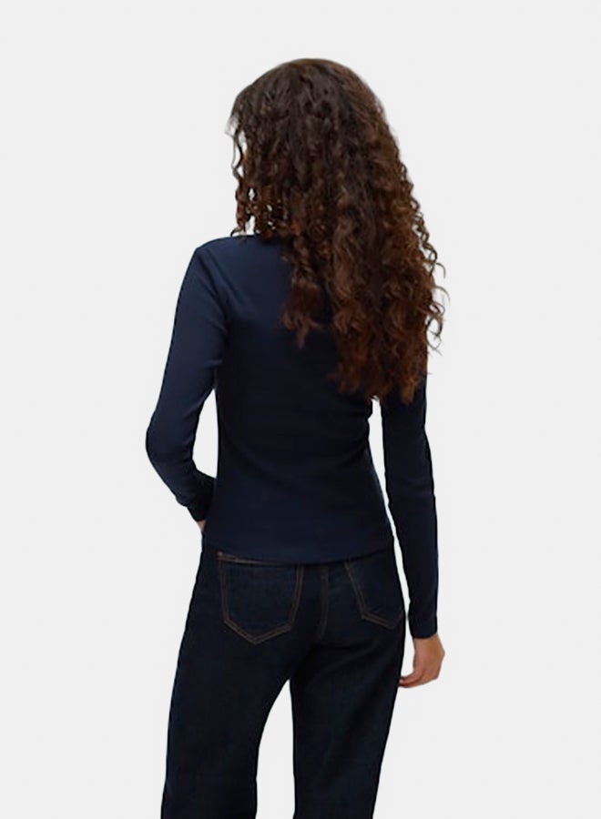 VERO MODA Womens Chloe Longsleeve Short Top Juniors - Image 5