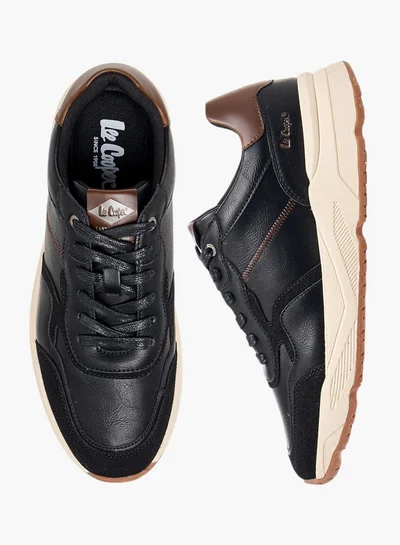 Lee Cooper Men's Panelled Lace-Up Sneakers