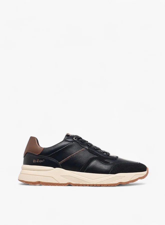Lee Cooper Men's Panelled Lace-Up Sneakers