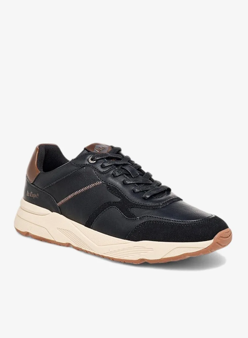 Lee Cooper Men's Panelled Lace-Up Sneakers
