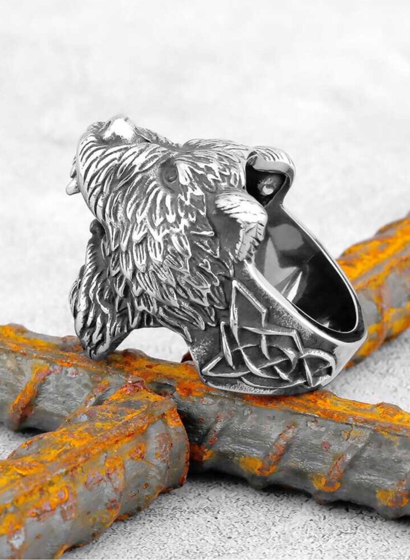 Luxury Concept Stainless Steel Ring For Men Size 9 - Image 3