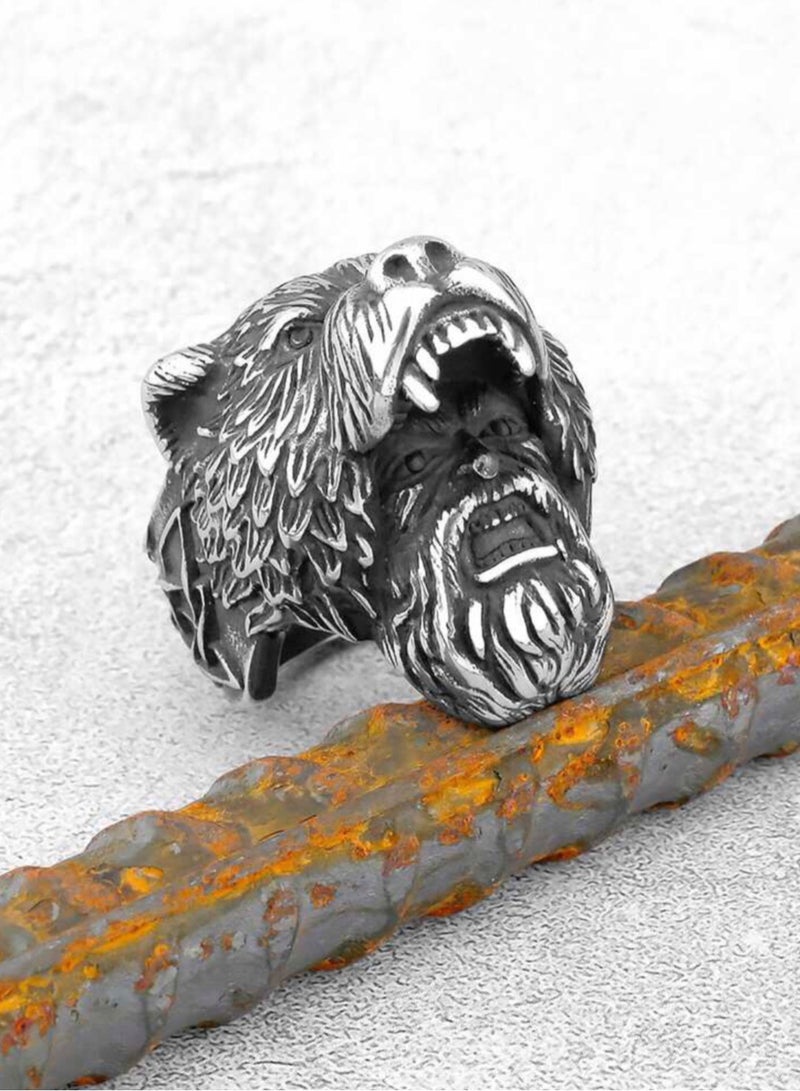 Luxury Concept Stainless Steel Ring For Men Size 9 - Image 4