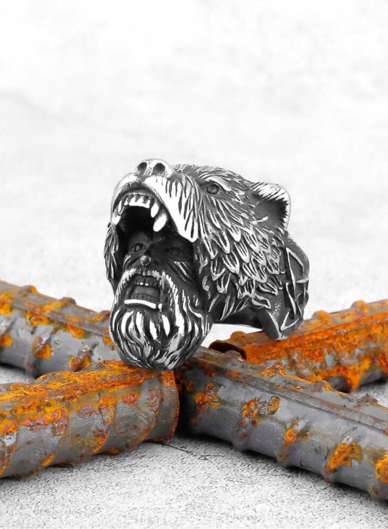 Luxury Concept Stainless Steel Ring For Men Size 9 - Image 5