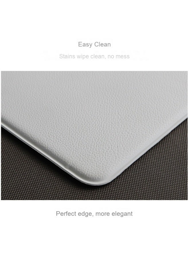 Anna 2-Piece Set of PVC Printed Leather Oil-Proof Water-Resistant Elastic Stain-Resistant Floor Mats (45x75cm + 45x120cm) - Image 3