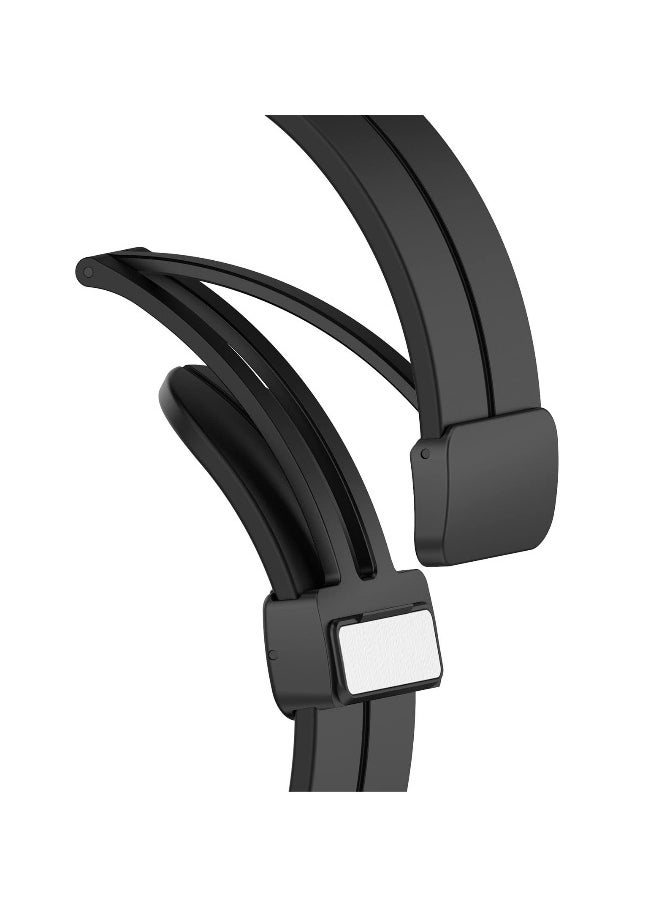 NIBEMINENT - 22MM Straps Compatible with Huawei Watch GT5(46MM)/GT4(46MM)/GT3(46MM)/GT3 Pro(46MM)/GT2(46MM)/GT2e(46MM)/GT/GT Runner,Huawei Watch 4/4 Pro/3/3 Pro,Honor Watch 4 Pro/GS3/Magic Watch 2,Soft Silicone Band With Magnetic Buckle for Men,Women,Light Grey - Image 1