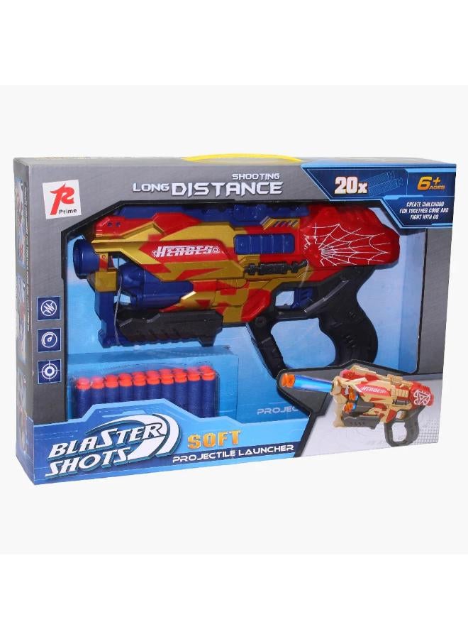 Prime Spiderman Foam Dart Blaster Gun - Image 1