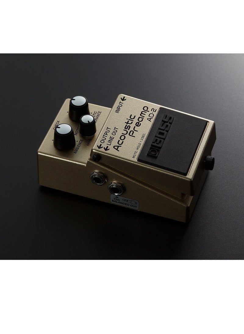 BOSS BOSS AD-2 Acoustic Preamp Pedal  - Image 3