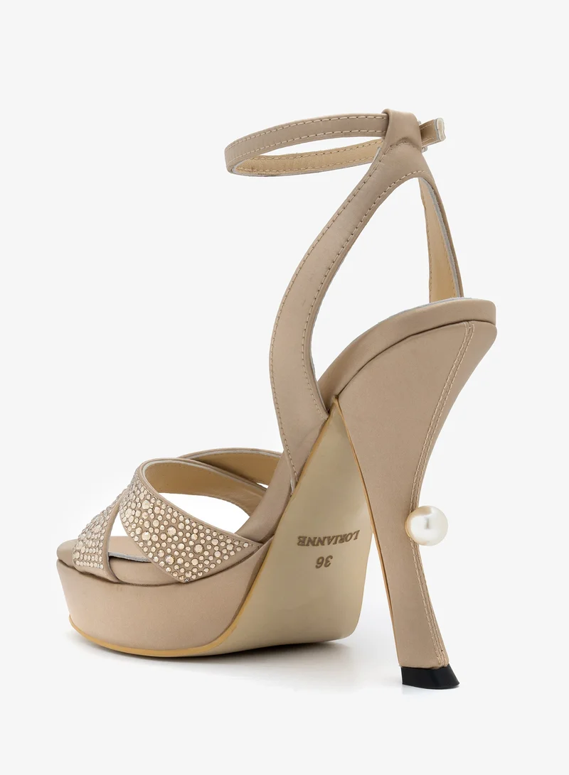 Lorianne Fazni - Crystal  pumps Ankle Strap