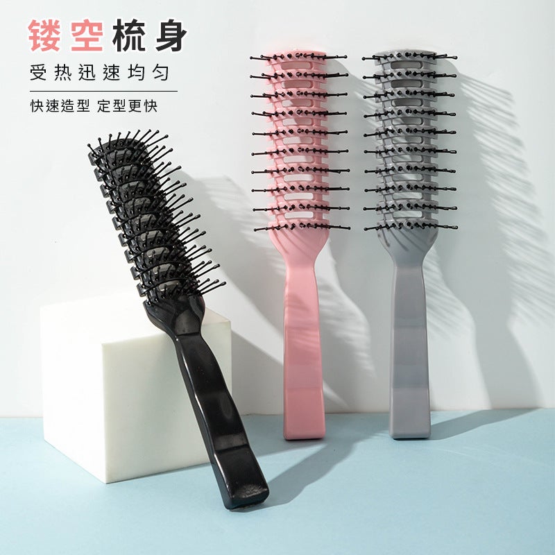 Mens Hairstyling Rib Comb 389 Teeth 389 perm-gray - Image 4