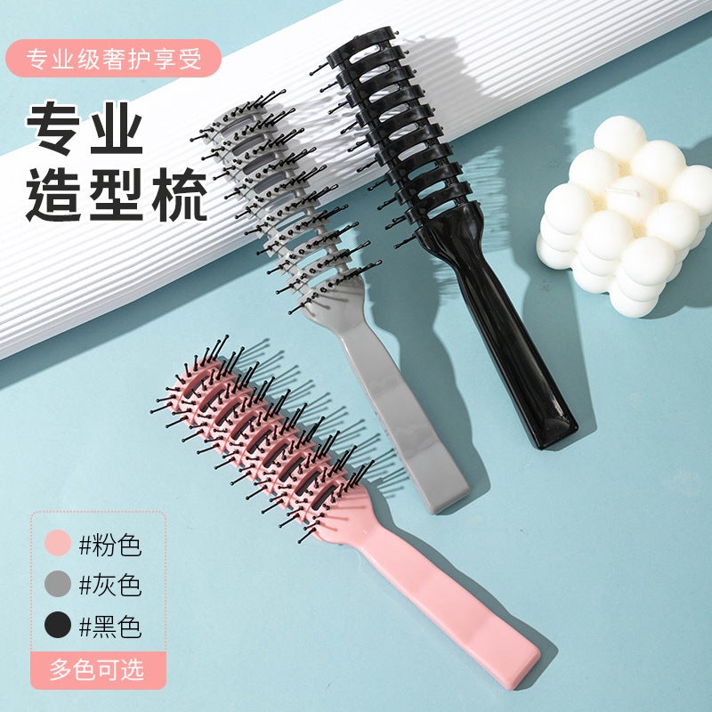 Mens Hairstyling Rib Comb 389 Teeth 389 perm-gray - Image 3