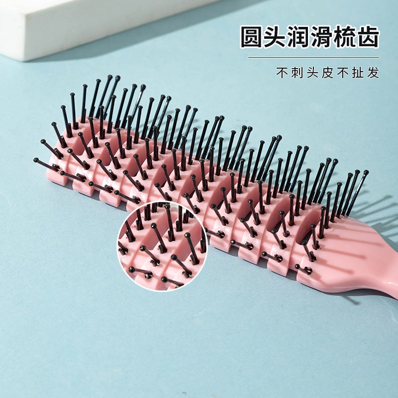 Mens Hairstyling Rib Comb 389 Teeth 389 perm-gray - Image 5