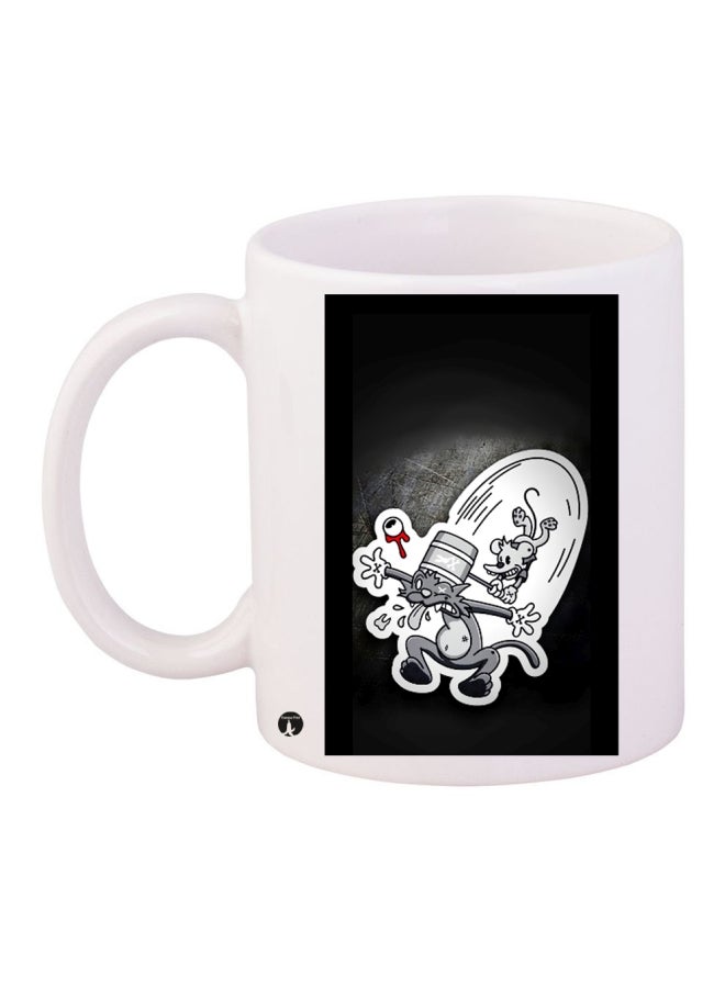 RYN Ceramic Coffee Mug White/Black