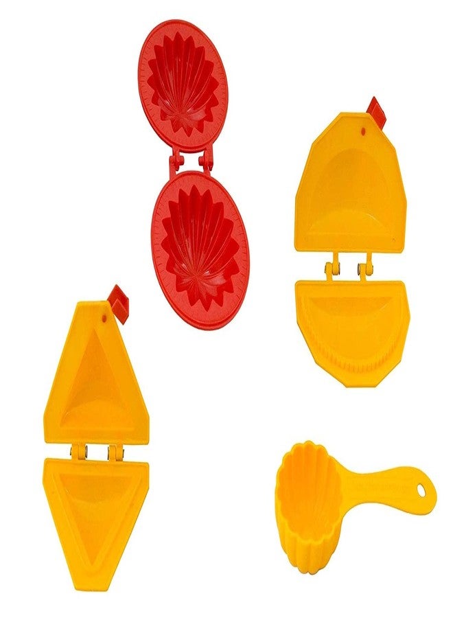 Rinkle Trendz Kitchen Tool Mould Dough Press for Gujiya Kachori Samosa Prasad Mud Scoop, Plastic - Image 2