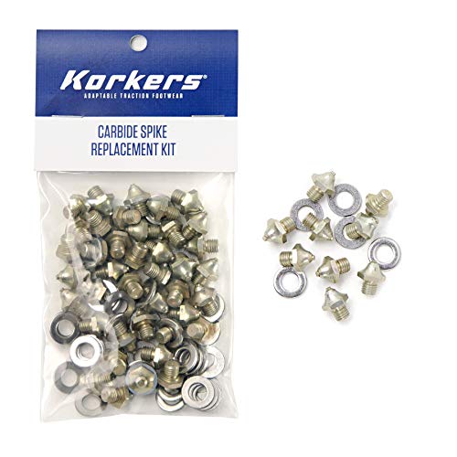 Korkers Threaded Carbide Spikes with washers - 7 mm - 40 Pack (Fishing CastTrax) - Image 2
