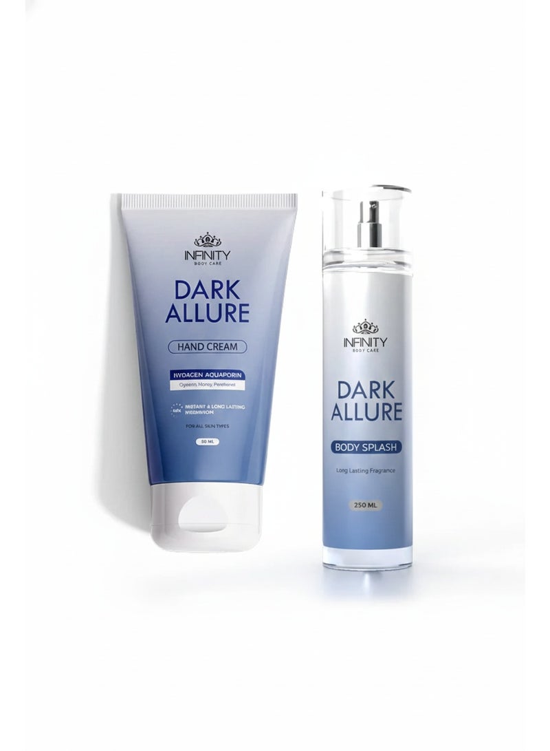 إينفينيتي انفينتي دارك أللور سبلاش للجسم 250 مل + كريم لليدين 50 مل