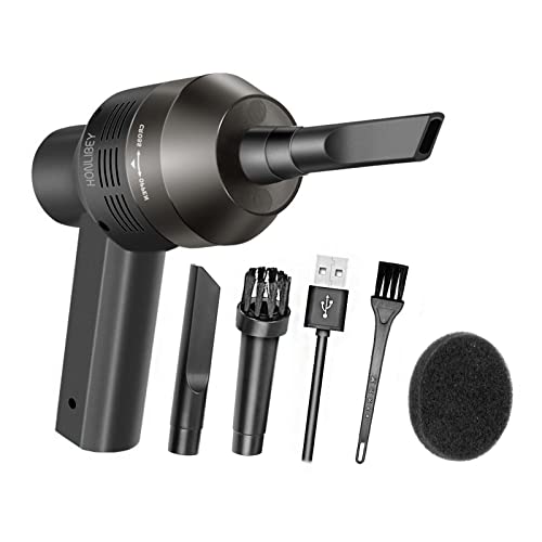 Honlibey New Cordless Mini Computer Vacuum, Portable Vacuum Cleaner Keyboard Cleaner Kit - Cleaning Dust, Hairs, Crumbs, Scraps, Ash for Laptop, Keyboard, Computer,Car, Pet House, Sewing Machine - Image 1