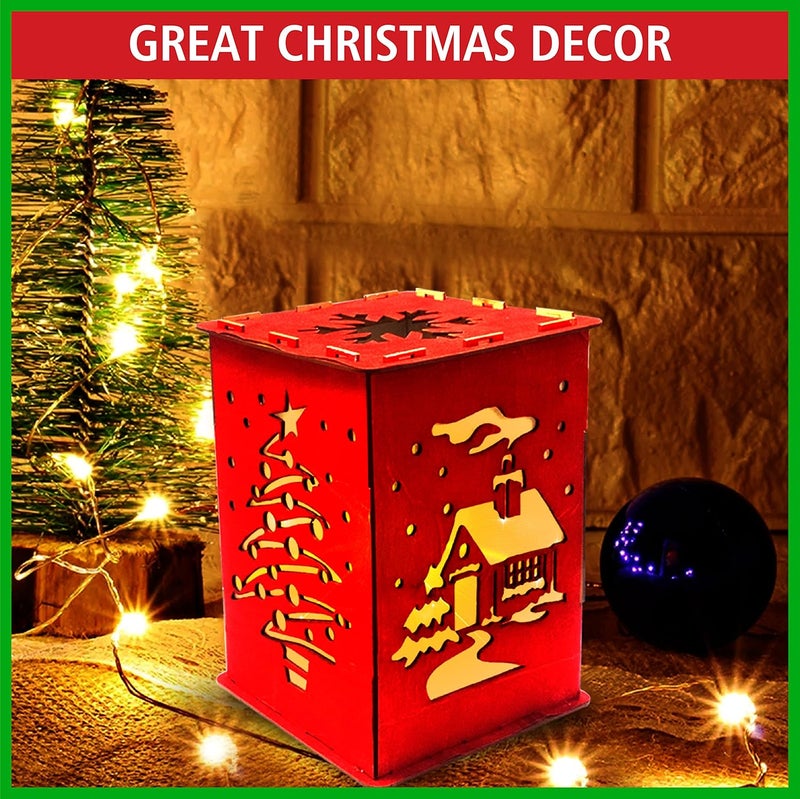 SOLOBOLO Christmas Candle Light Dinner Decoration Set Table Items Xmas Candle Light Gift Box - Image 4