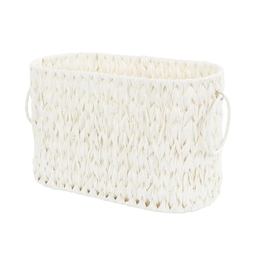 Coeusy Toilet Paper BasketBoho Decorative Toilet Paper StorageLarge Wicker Basket for Bathroom StorageFree Standing - Image 1