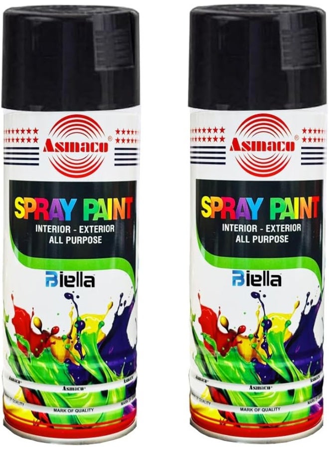 Biella Spray Paint (Black 2Pcs)
