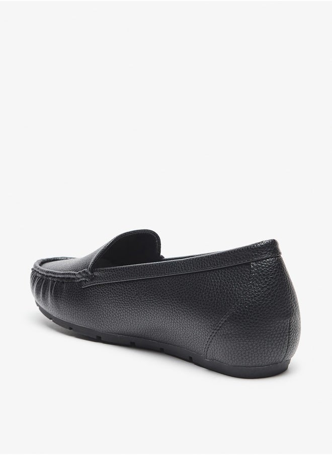 Le Confort Textured Slip-On Loafers  - Image 2
