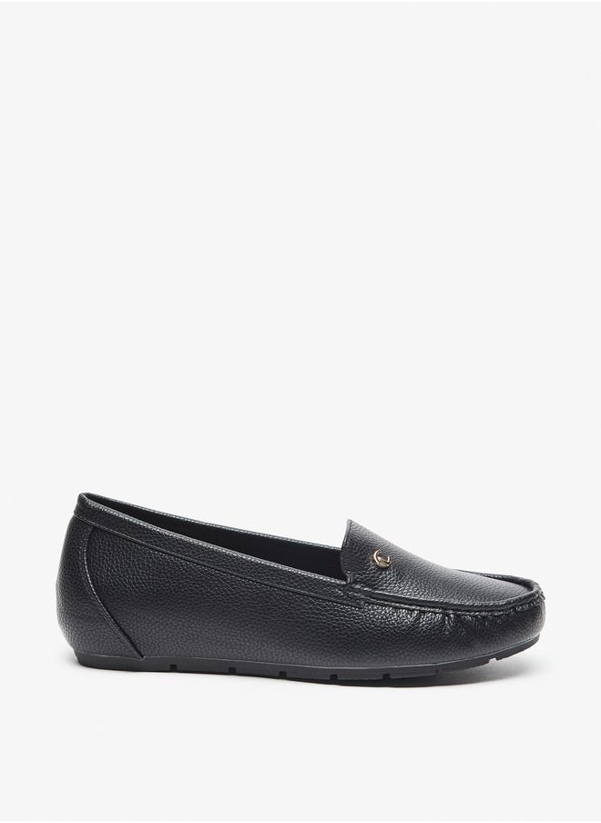 Le Confort Textured Slip-On Loafers  - Image 3