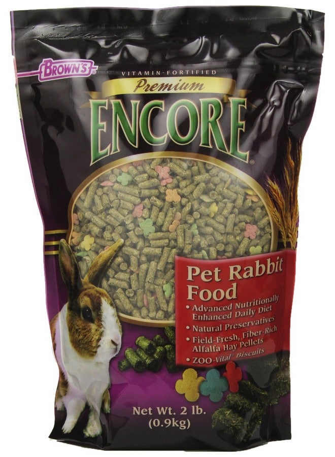 BROWN'S F.M. Brown'S Encore Premium Rabbit Pet Food, 2-Pound - Image 1