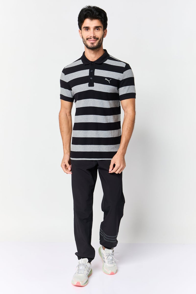 PUMA Men Slim Fit Short Sleeve Outdoor Polo Shirt, Multicolor - Image 3