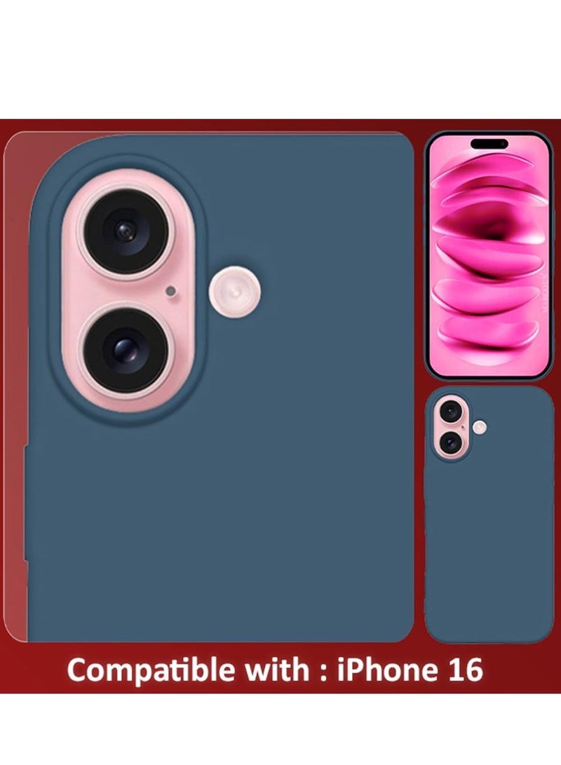 Liquid Silicone iPhone 16  Case - Ultra Slim, Drop Protection, Soft Anti-Scratch Microfiber Lining (Model F) - Image 5