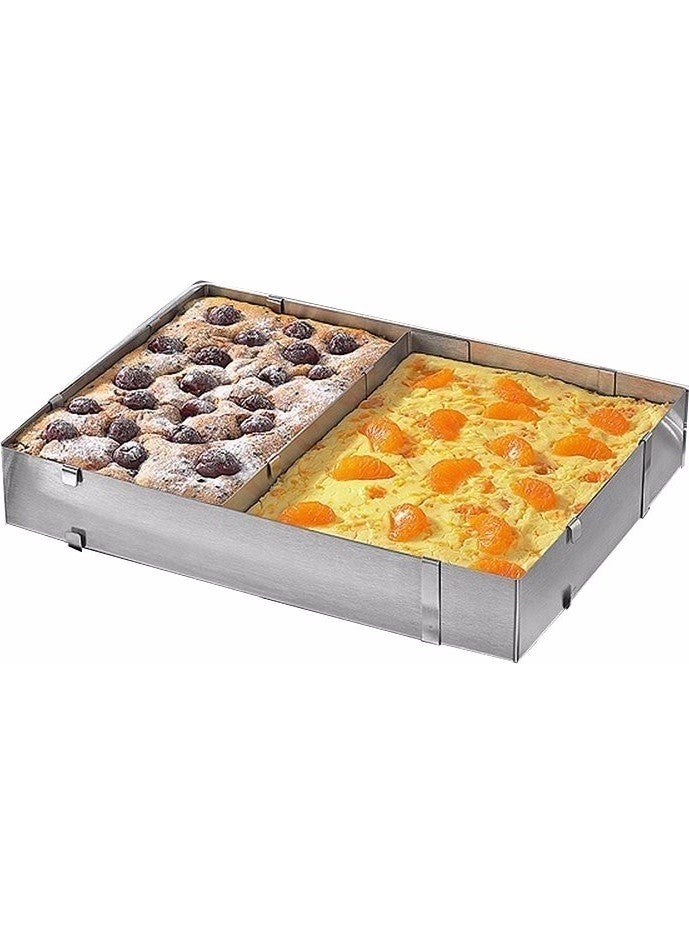 Nar Kalıp Narkalıp Rectangular Sectioned Adjustable Cake and Food Mold  - Image 2