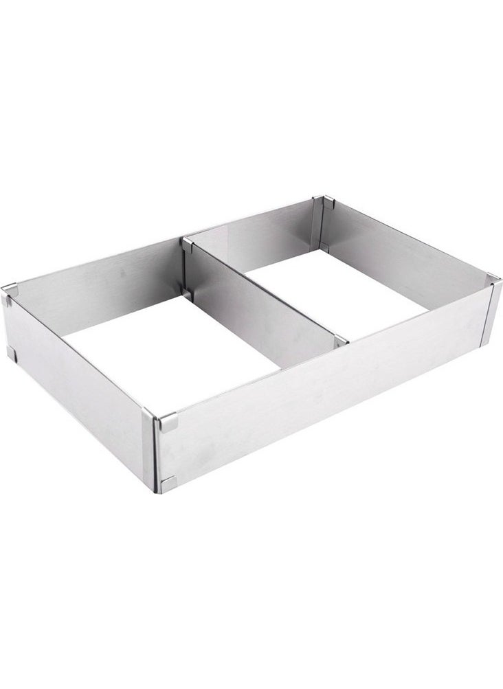 Nar Kalıp Narkalıp Rectangular Sectioned Adjustable Cake and Food Mold  - Image 1