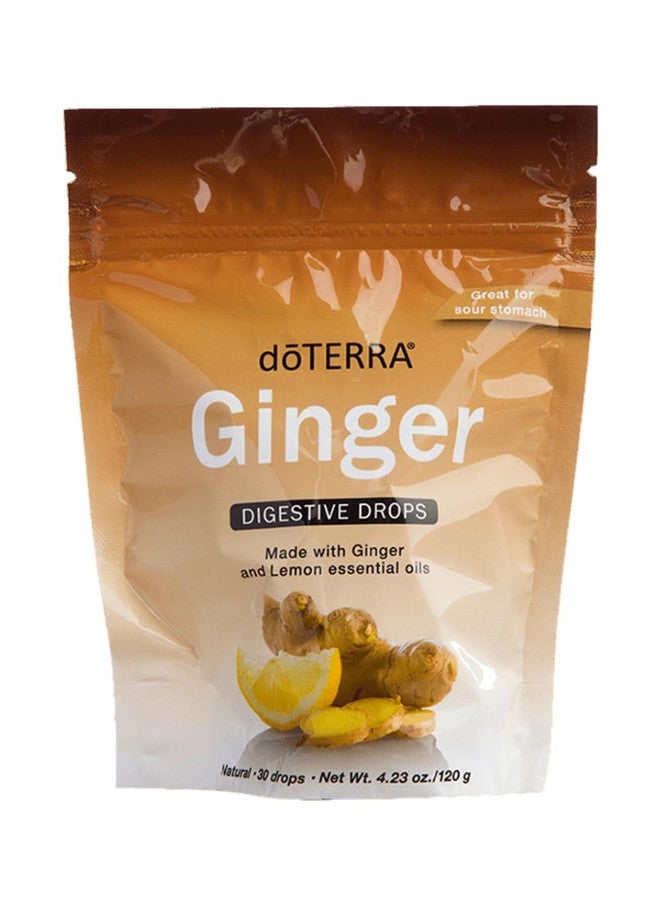 DoTerra doTERRA Ginger Throat Digestive Drops 30 Count Bag - Image 1